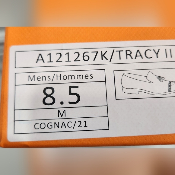 La Milano, Mens Tracy 11 Tasseled Leather Loafer, Size 8.5 M, burnished cognac. - Picture 11 of 12